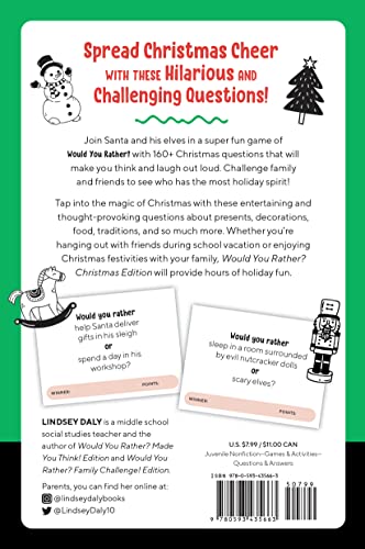 Would You Rather? Christmas Edition: Laugh-Out-Loud Holiday Game for Kids - Retail Maharaj