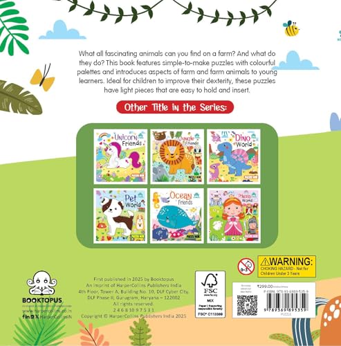 Farm Friends Puzzle Board Book - Retail Maharaj