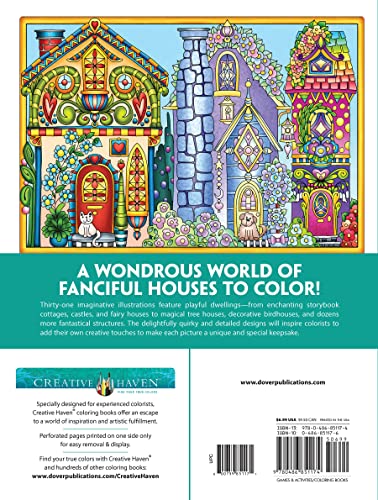 Creative Haven Whimsical Houses Coloring Book - Retail Maharaj