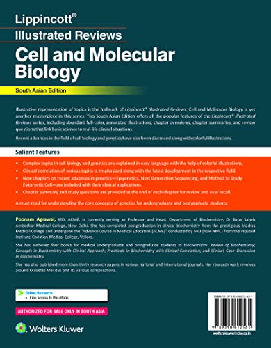 Lippincott ® Illustrated Reviews: Cell And Molecular Biology, South Asian ed - Retail Maharaj