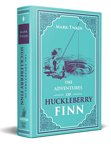 The Adventures of Huckleberry Finn Mark Twain Classic (Essential Reading, Adventure, Huck Finn, Required Literature), Ribbon Page Marker, Perfect for Gifting - Retail Maharaj