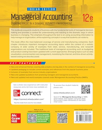 Managerial Accounting | 12th Edition - Retail Maharaj
