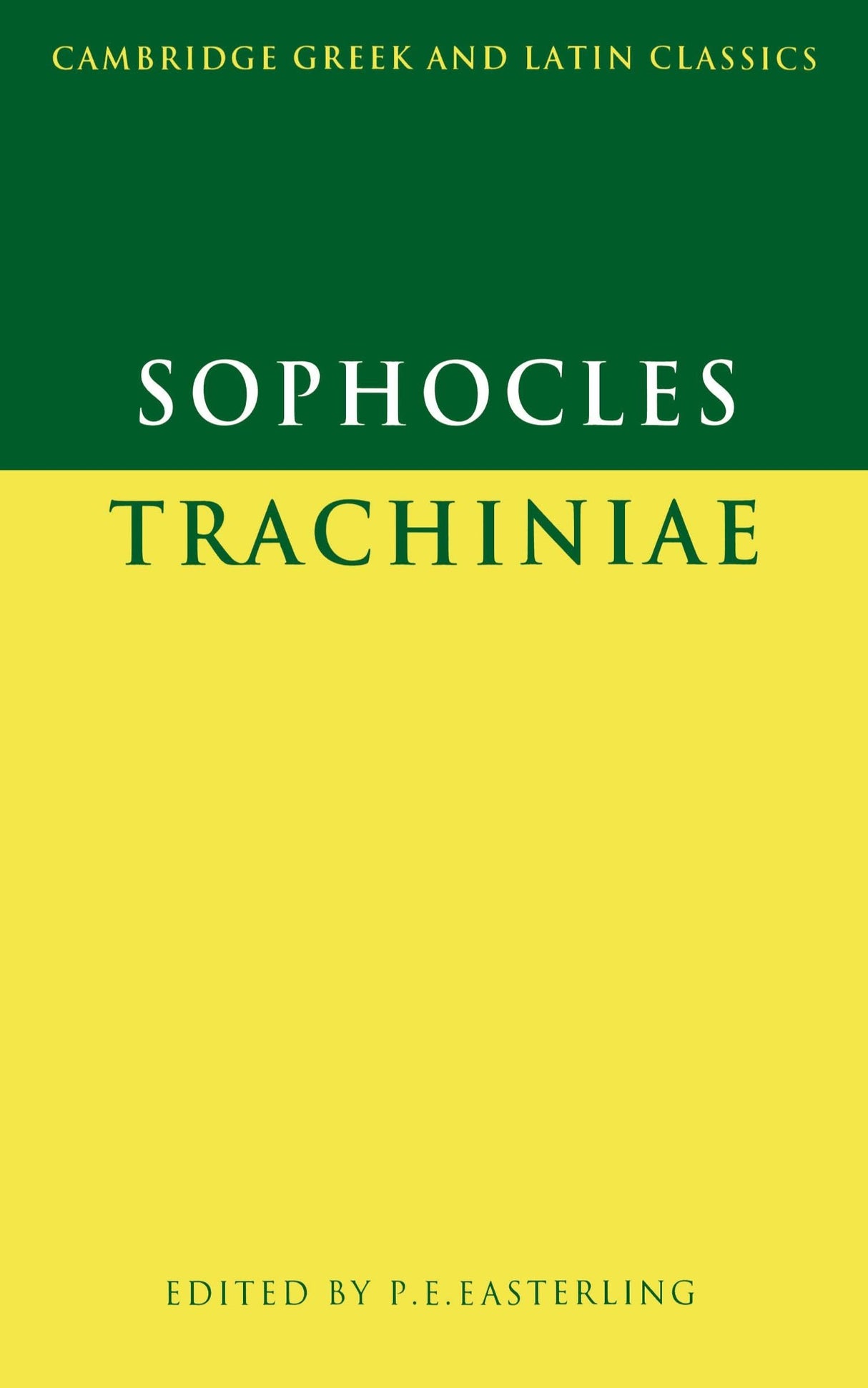 Sophocles: Trachiniae (Cambridge Greek and Latin Classics) - Retail Maharaj