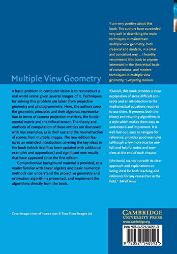 Multiple View Geometry in Computer Vision - Retail Maharaj