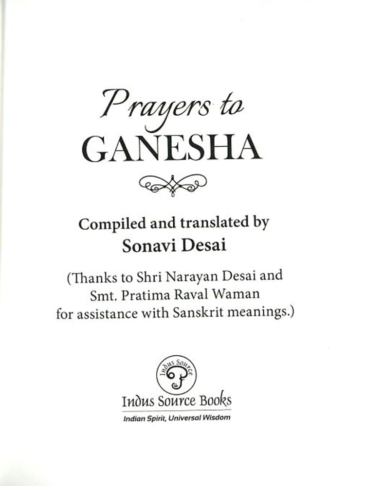 Prayers to GANESHA - Retail Maharaj