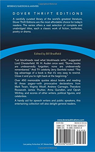 Books and Reading: A Book of Quotations (Thrift Editions) - Retail Maharaj