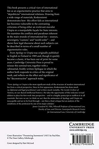 From Apology to Utopia: The Structure of International Legal Argument : Reissue with a new Epilogue - Retail Maharaj