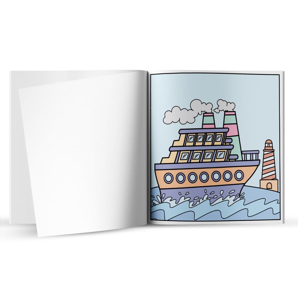 Transport Magic Coloring Book - Retail Maharaj
