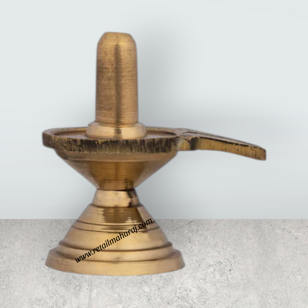Brass Shiv Ling Idol – Shiva Lingam Statue for Pooja (2.5 Inches) - Retail Maharaj