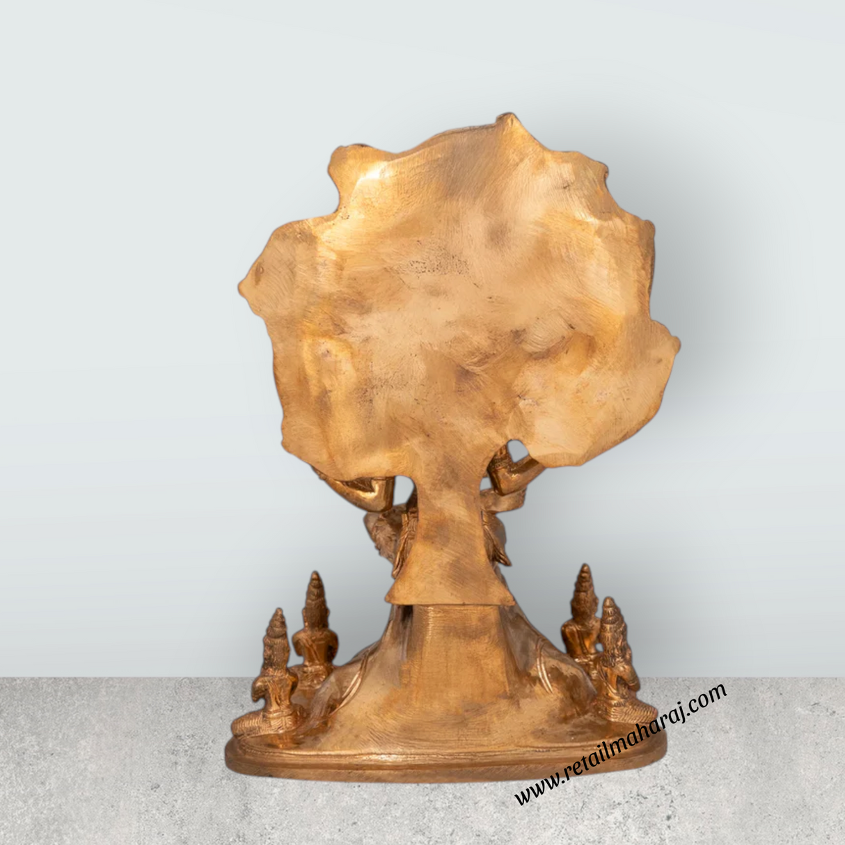 Dakshinamoorty Statue - 9 x 5.5 Inches | Panchaloha Idol / Dakshina Moorthi Statue For Pooja - Retail Maharaj