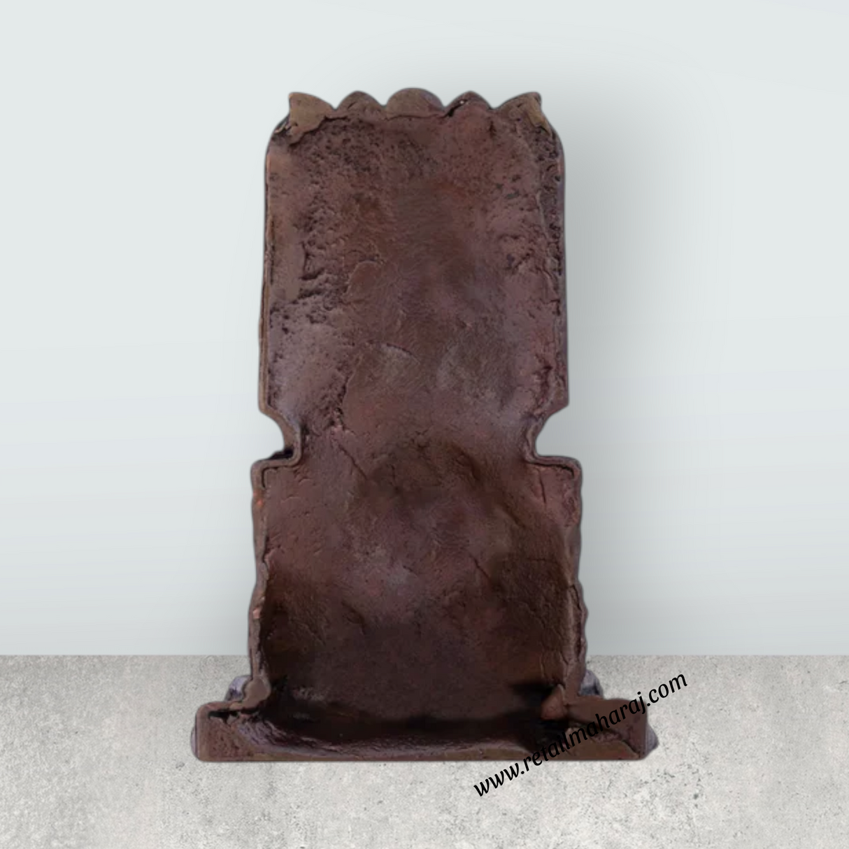 Raghavendra Swamy Idol – 3 x 1.75 Inches Copper Idol with Mandir for Pooja - Retail Maharaj