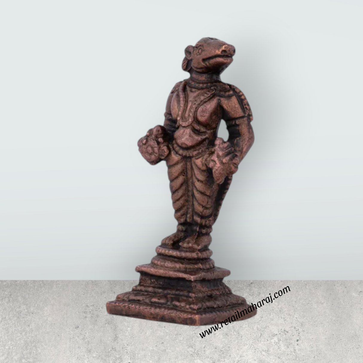 Varaha Idol – 2.25 x 1 Inches Copper Idol Varahar Idol for Pooja - Retail Maharaj