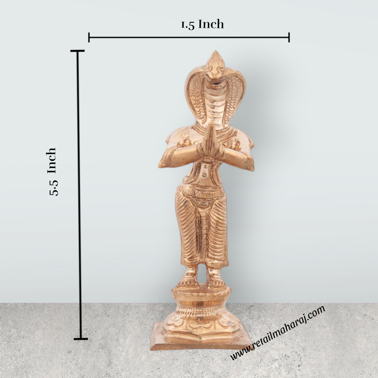 Nav Grah Murti With Peedam Set | Panchaloha Statue/ Navagraha Idol/ Navgrah Murti for Pooja - Retail Maharaj