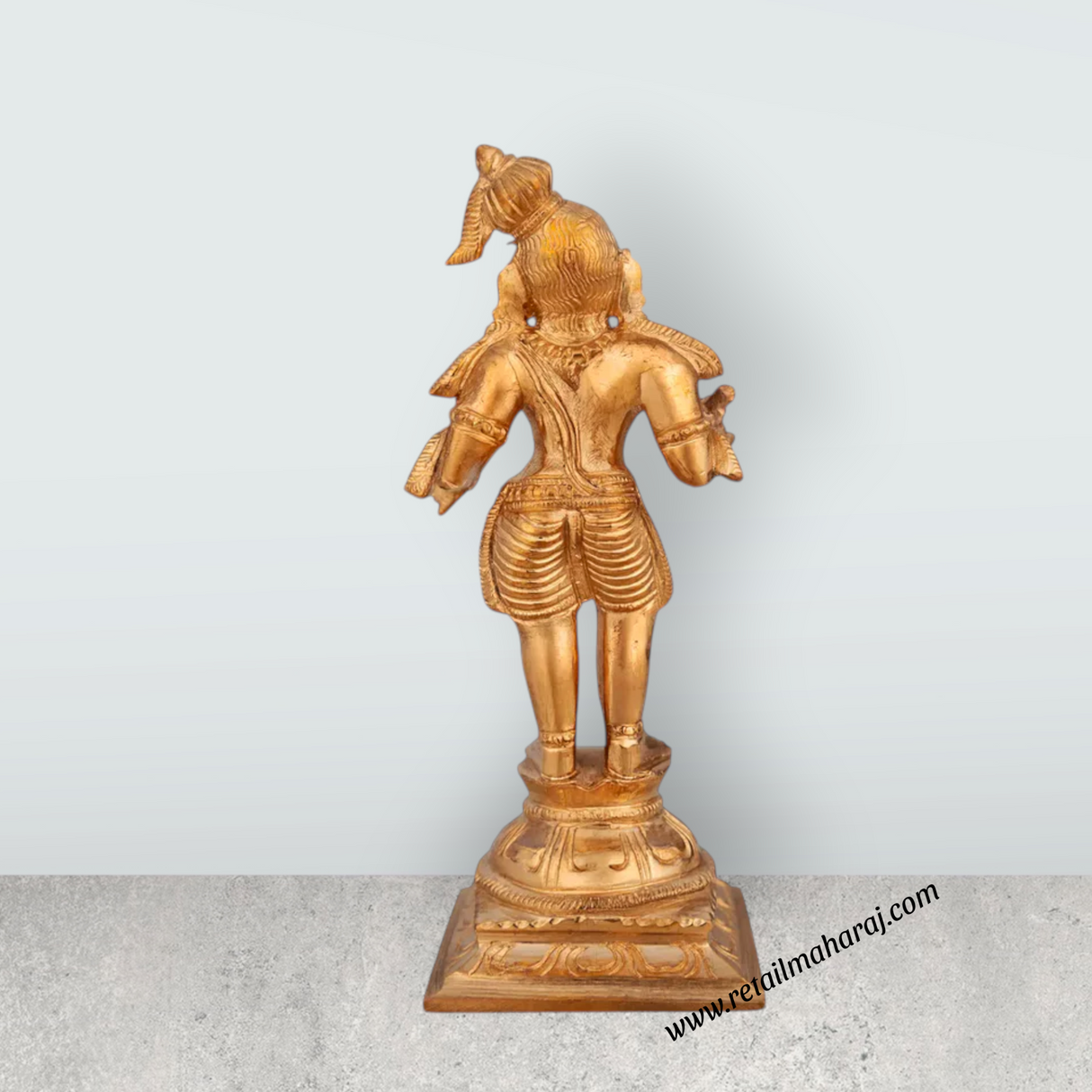 Naalvar Set- 5.75 x 2.25 Inches | Panchaloha Idol/ Appar/ Sundarar/ Sambandar/ Manikavasagar/ Nalvar Idols for Pooja - Retail Maharaj