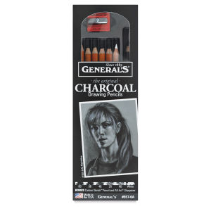 General’s Charcoal Pencil Set – Set of 8 - Retail Maharaj