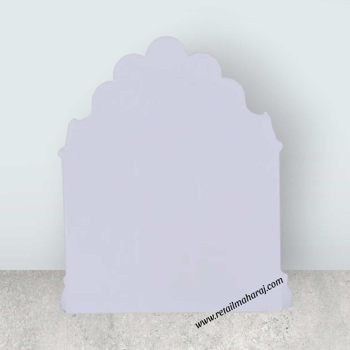 Mumbai Maha Lakshmi Murti - 6 x 4.5 Inches | Marble Dust Mahalakshmi Idol / Mahalaxmi Statue For Home & Pooja - Retail Maharaj