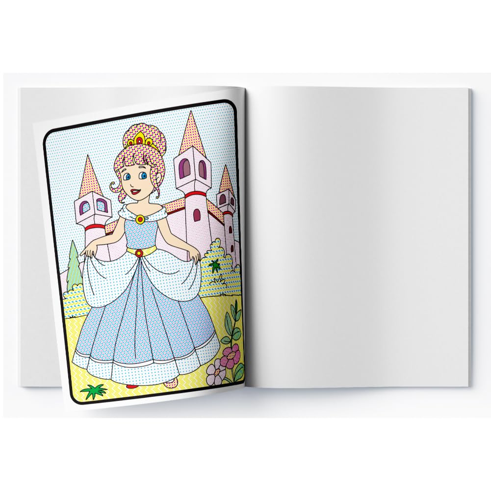 Paint with Water: Play with Princess Magical paint-with-water fun for kids | Just add water to bring princess scenes to life | Ages 3–6 | Mess-Free | 1+ Hour of Creative Play - Retail Maharaj