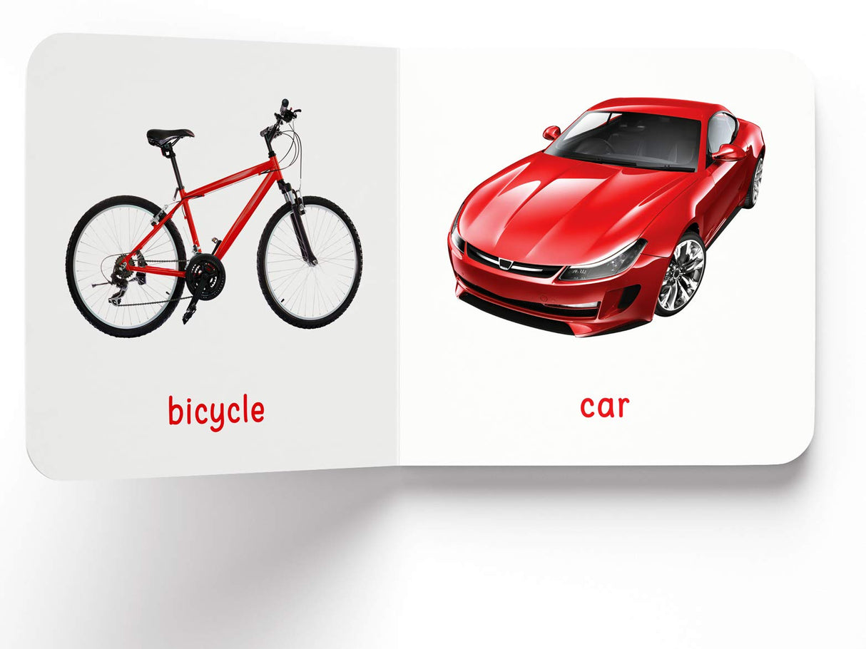 My First Book of Transport | First Vehicle Board Book for Babies, Toddlers & Preschoolers | Learn About Cars, Trains, Planes & More with Bright Pictures | Early Learning Book for Kids Ages 0-3 Years - Retail Maharaj