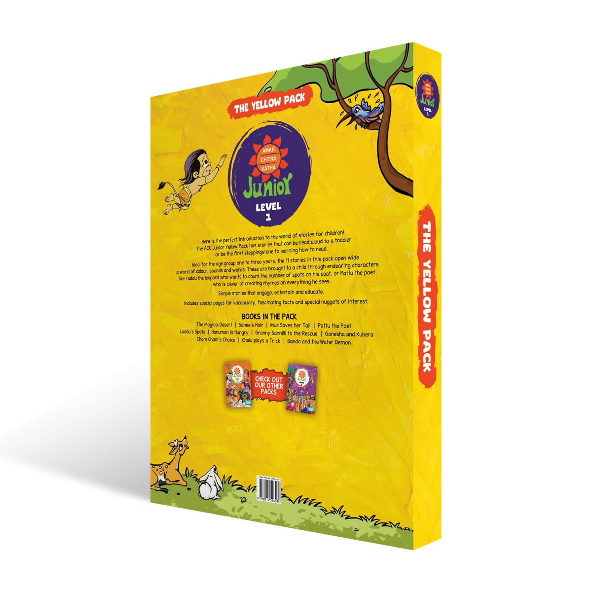 Amar Chitra Katha Junior - Early Reader's Volume 1 – Picture Book Set for Kids | Illustrated Stories for Ages 2+ | Fun Learning & Reading for Beginners - Retail Maharaj