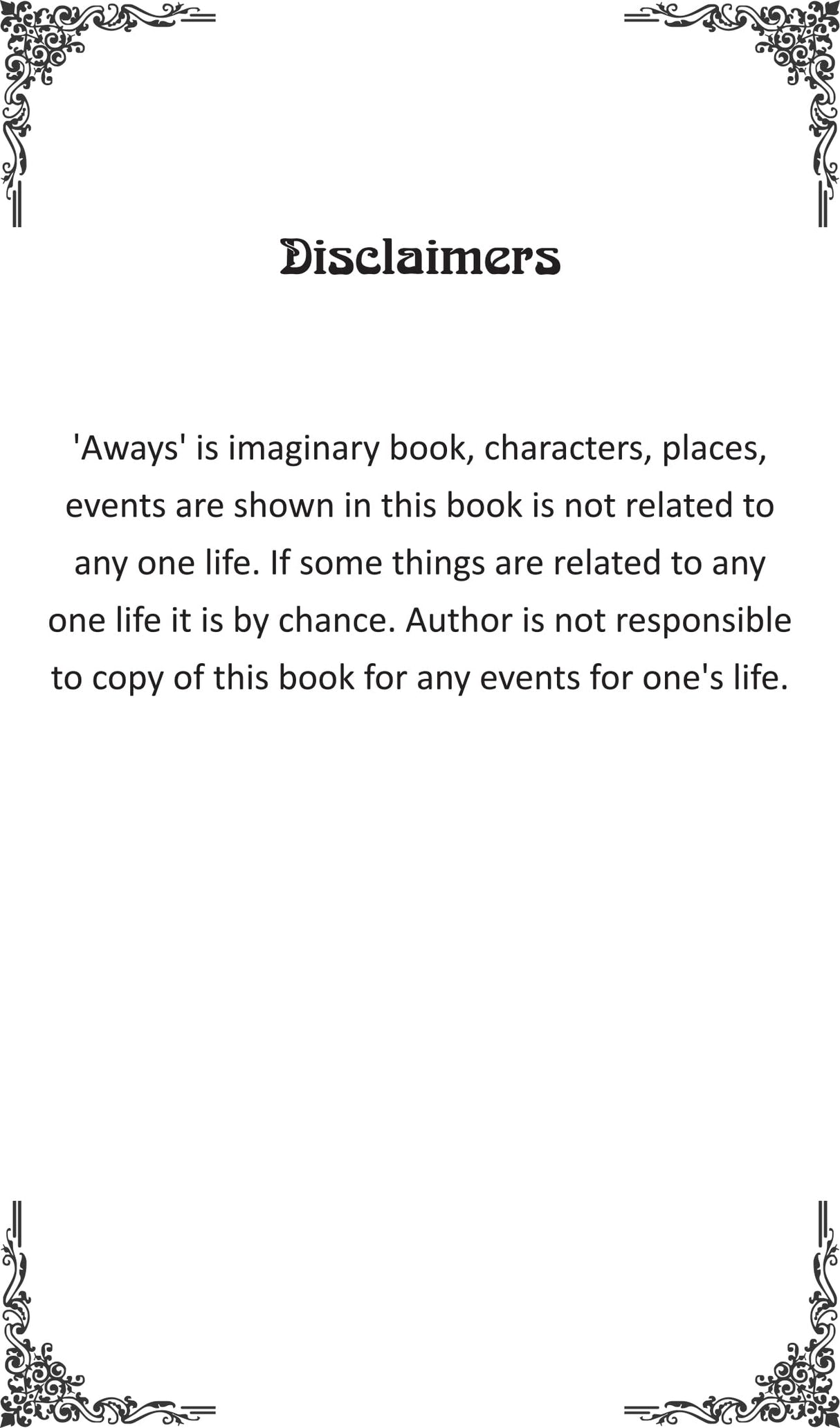 Aways (English Story) - Retail Maharaj