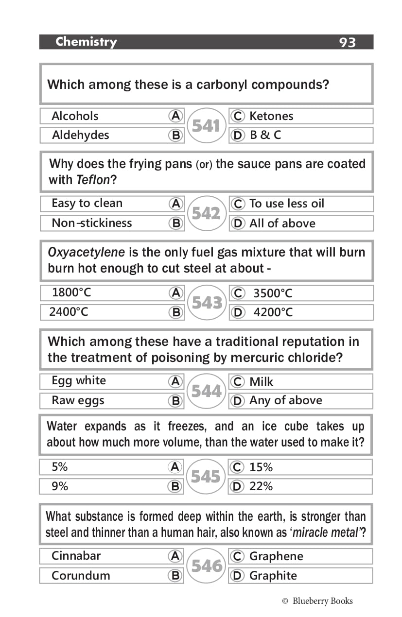 Quiz Book - Chemistry - Retail Maharaj