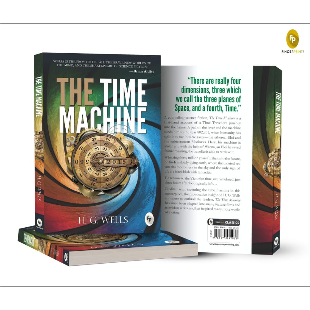 The Time Machine by H. G. Wells | Premium Classic Edition | A Sci-Fi Masterpiece on Time Travel & the Future World | Time Travel Fiction Classic | Futuristic Fantasy Book | Victorian Literature | Original Premium Paperback Edition - Retail Maharaj