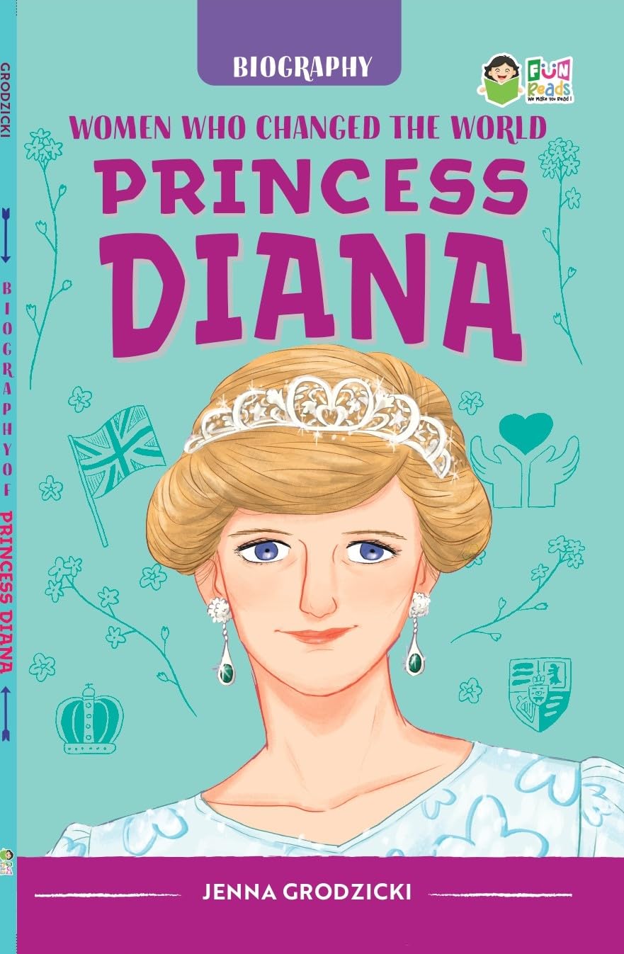 FUN READS : WOMEN WHO CHANGED THE WORLD (MALALA YOUSAFZAI, ANNE FRANK, PRINCESS DIANA, KAMALA HARRIS) - Retail Maharaj