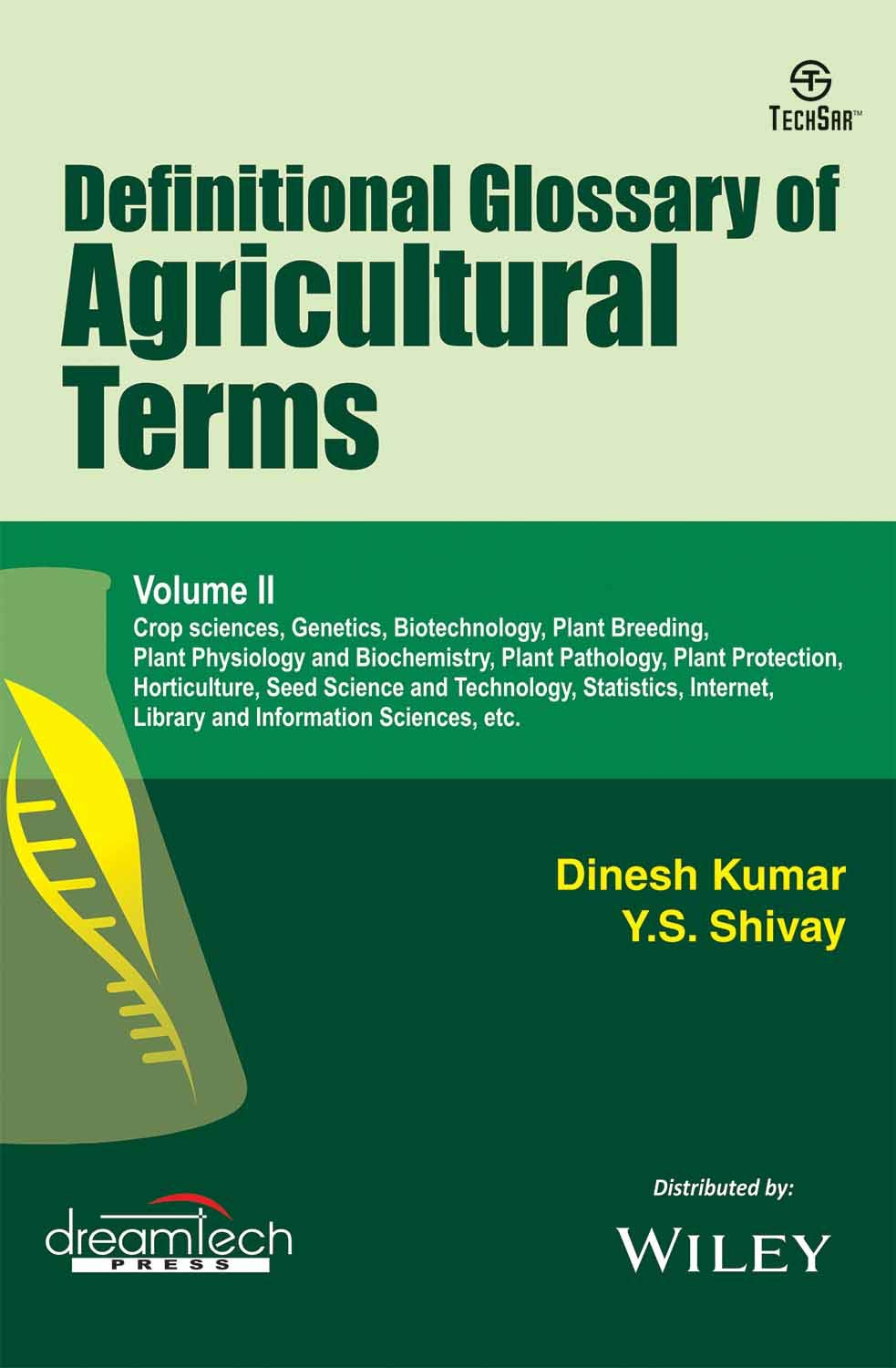 Definitional Glossary of Agricultural Terms, Vol-II | e - Retail Maharaj