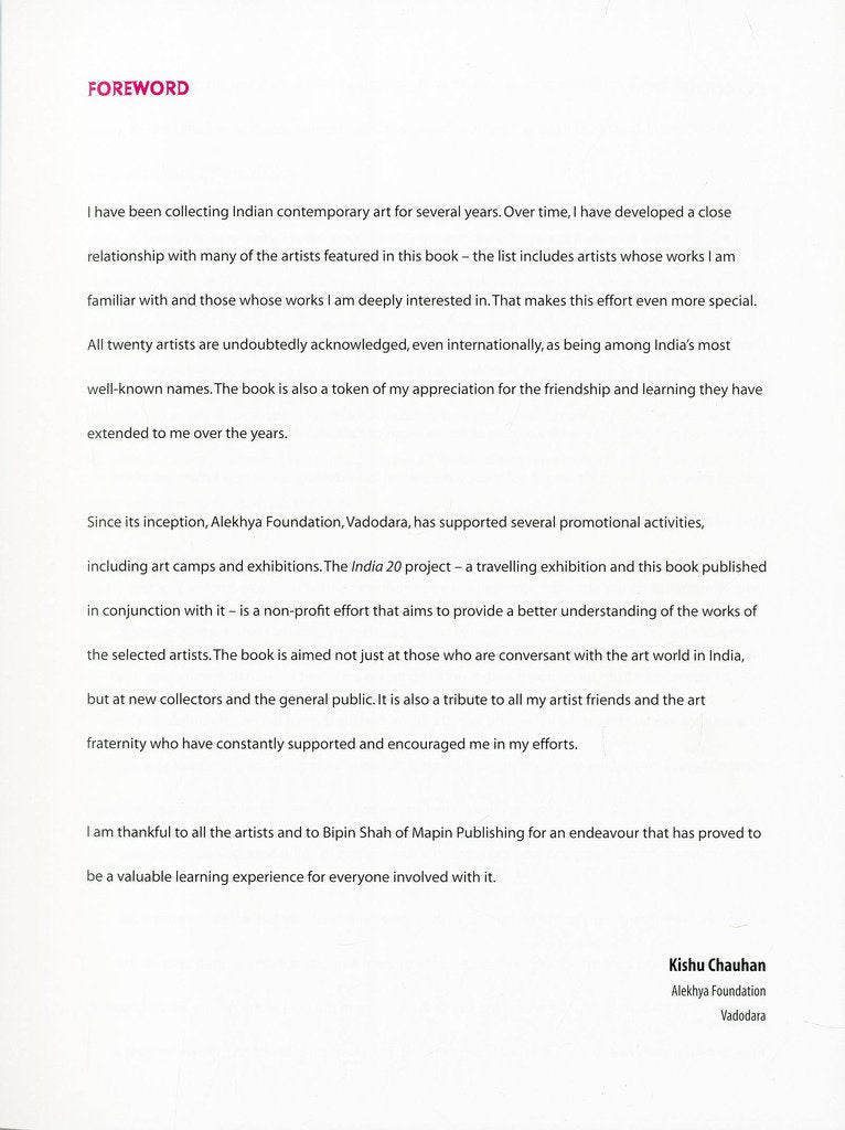 India 20: Conversations With Contemporary Artists - Retail Maharaj