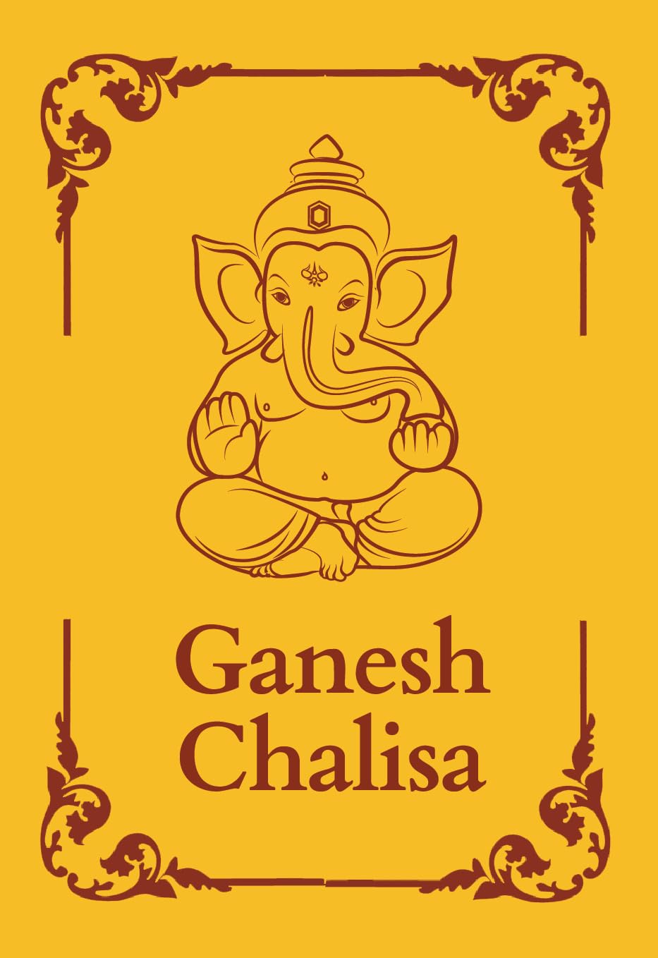 Ganesh Chalisa: Premium Hardback pocket book (English and Hindi) | Ganesh ji ki Aarti, Ganesh Chalisa, Ganesh Stotra | Auspicious gift | Divine daily chanting - Retail Maharaj
