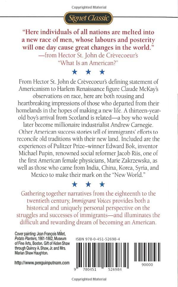 Immigrant Voices: Twenty-Four Narratives on Becoming an American - Retail Maharaj