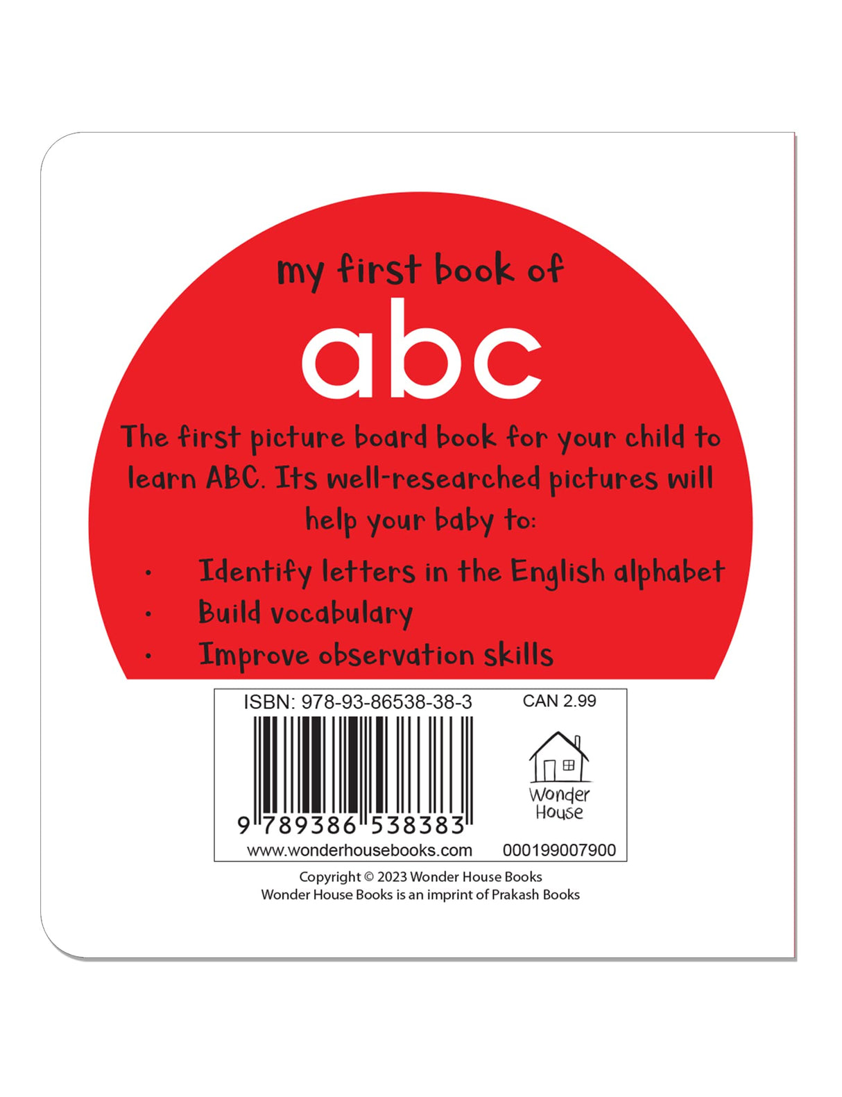 My First Book of ABC | First Alphabet Board Book for Babies, Toddlers & Preschoolers | Learn ABC with Bright Pictures | Early Learning Book for Kids Ages 0-3 Years - Retail Maharaj