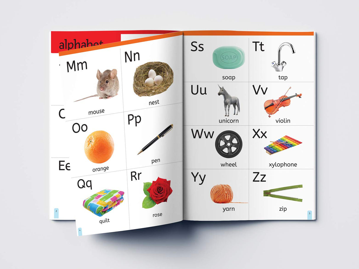 My First 1000 Words: Early Learning Picture Book to learn Alphabet, Numbers, Shapes and Colours, Transport, Birds and Animals, Professions, Opposite Words, Action Words, Parts of the body and Objects Around Us. - Retail Maharaj
