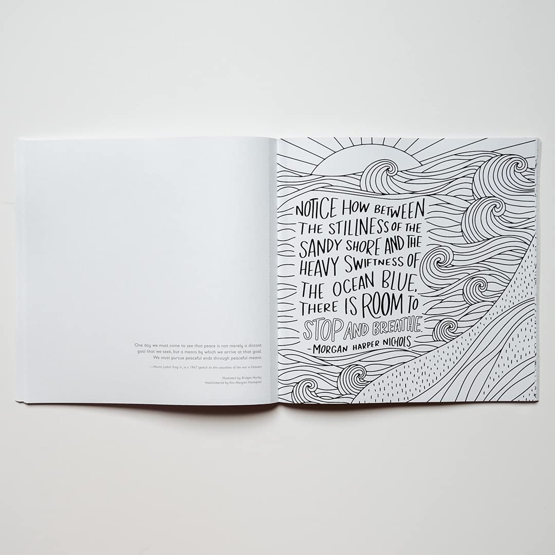 Peace, Be Still: A Coloring Book for Rediscovering Rest and Serenity - Retail Maharaj