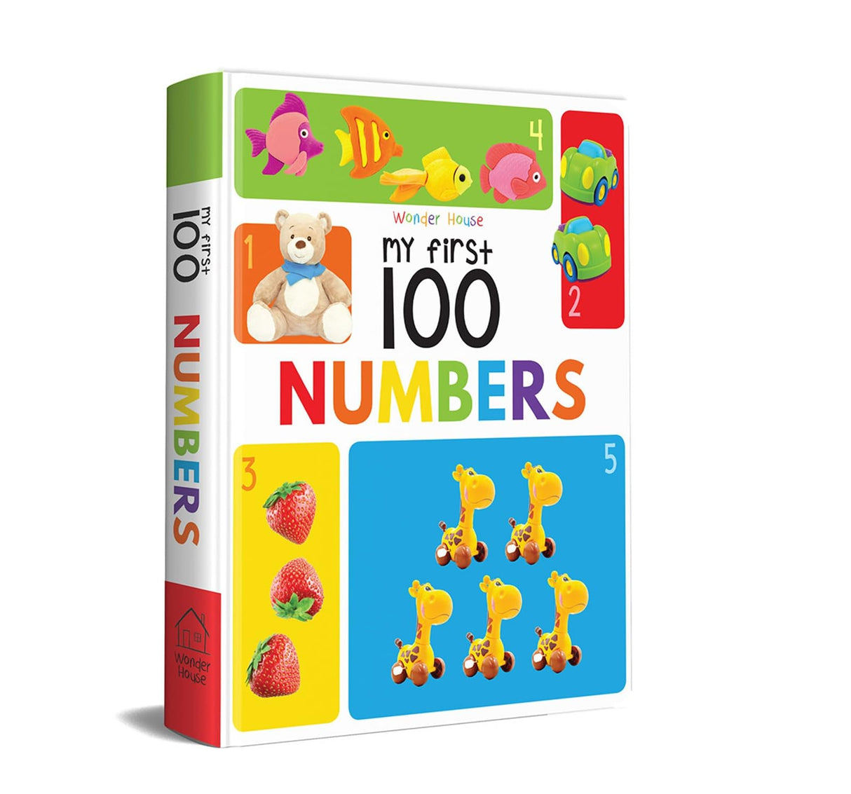 My First 100 Numbers: Padded Board Book for Kids | Learn Counting from 1 to 100 with Bright and Engaging Pictures | Early Learning Book for Babies, Toddlers & Preschoolers | Ages 0–5 Years - Retail Maharaj