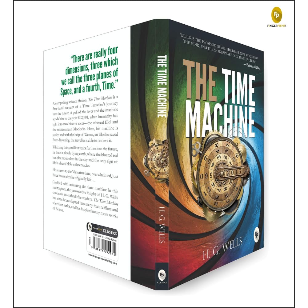 The Time Machine by H. G. Wells | Premium Classic Edition | A Sci-Fi Masterpiece on Time Travel & the Future World | Time Travel Fiction Classic | Futuristic Fantasy Book | Victorian Literature | Original Premium Paperback Edition - Retail Maharaj