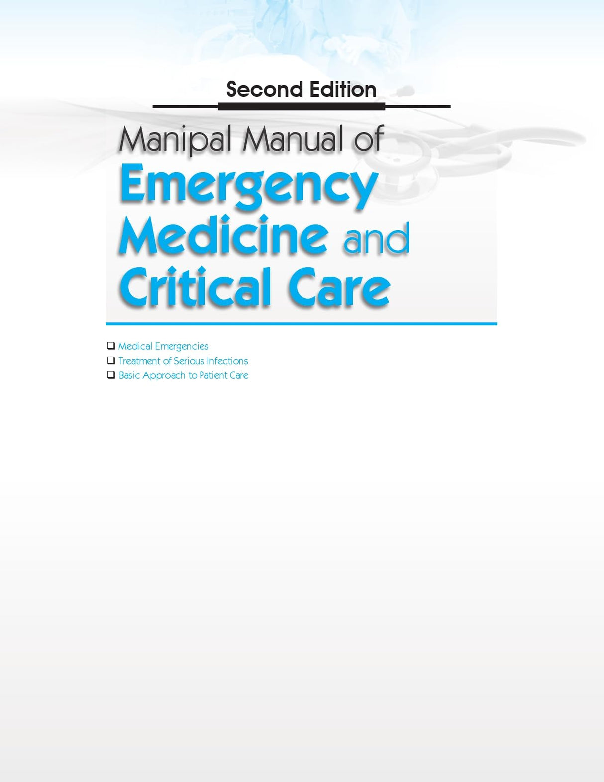 Manipal Manual Of Emergency Medicine And Critical Care 2Ed (Pb 2025) - Retail Maharaj