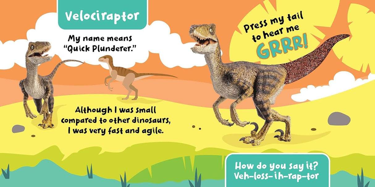 Dinosaurs Touch and Feel Book with Sound - Retail Maharaj