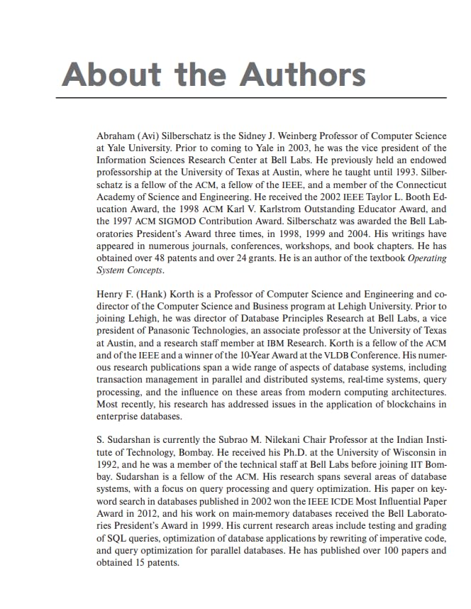 Database System Concepts | 7th Edition | Abraham Silberschatz, Henry F. Korth & S. Sudarshan - Retail Maharaj