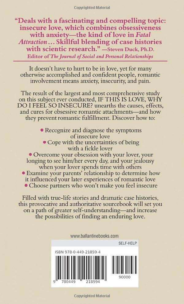 If This Is Love, Why Do I Feel So Insecure?: Learn How to Deal with Anxiety, Jealousy, and Depression in Romance--And Get Thelove You Deserve! - Retail Maharaj