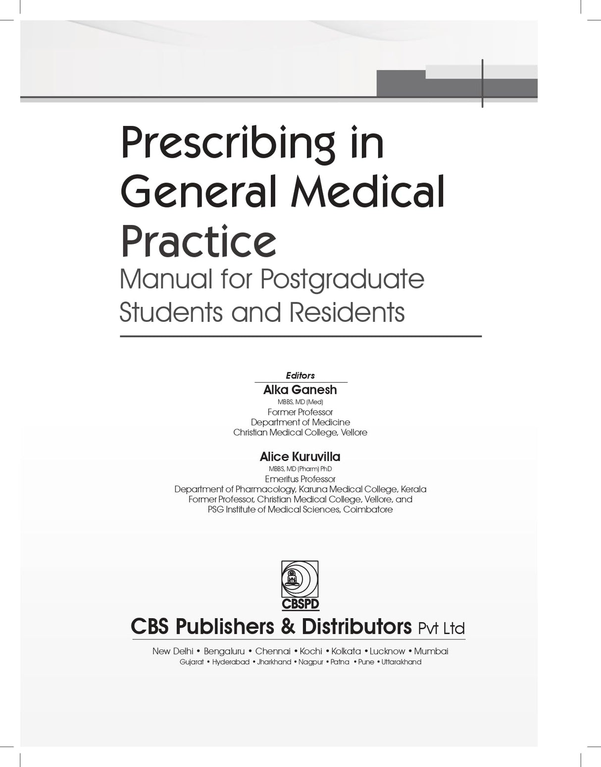 Prescribing in General Medical Practice | Manual for Postgraduate Students and Residents - Retail Maharaj