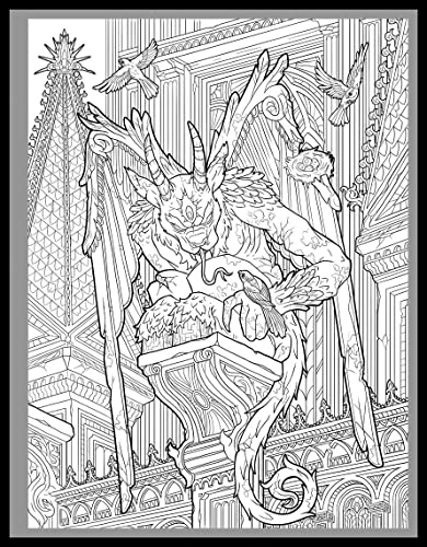 Dark Art Gothica: A Horror Coloring Book - Retail Maharaj