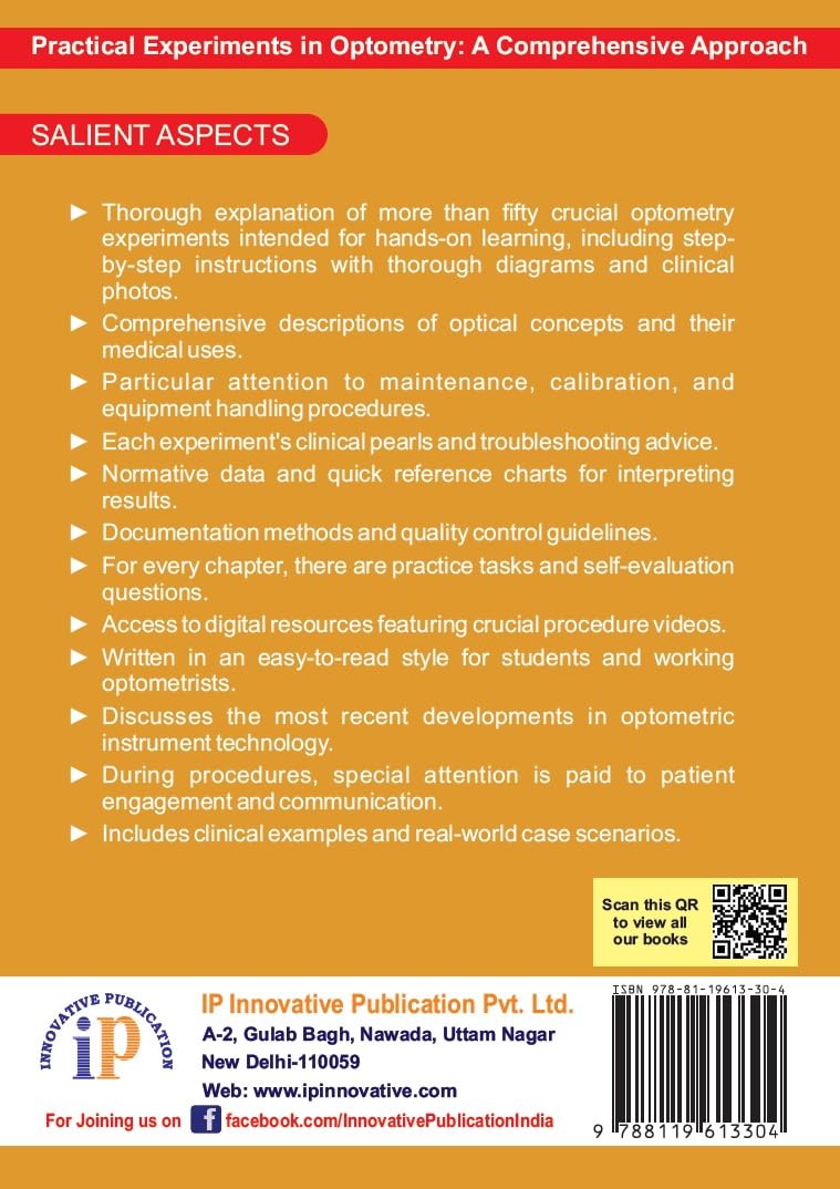 Practical Experiments in Optometry: A Comprehensive Approach - Retail Maharaj