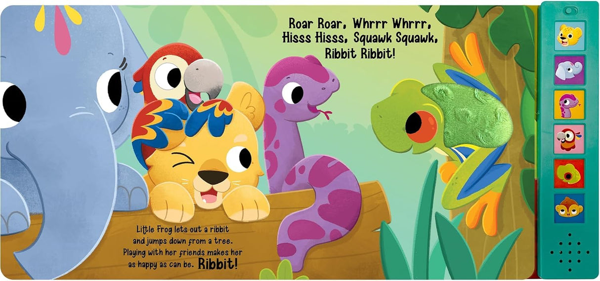 Jungle Friends Touch and Feel Book with Sound - Retail Maharaj