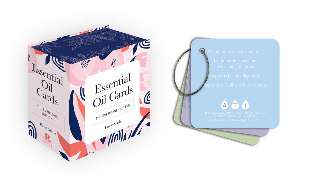 Essential Oil Cards: The Everyone Edition Full-color Cards With Metal Ring-hold - Retail Maharaj
