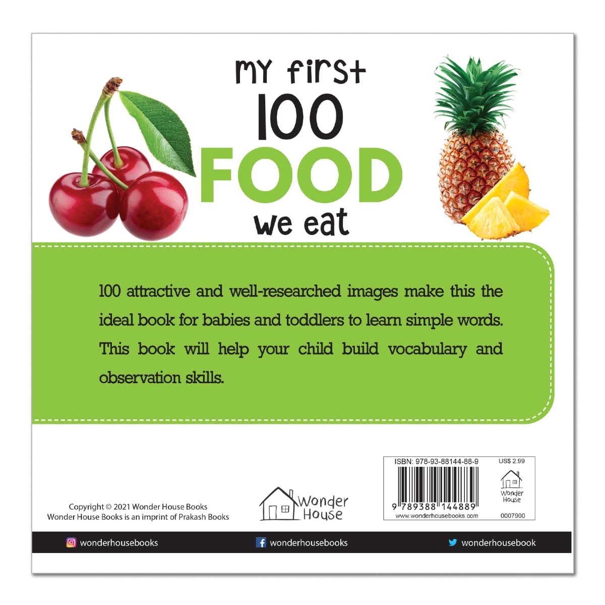 My First 100 Food We Eat: Early Learning Books for Children - Retail Maharaj
