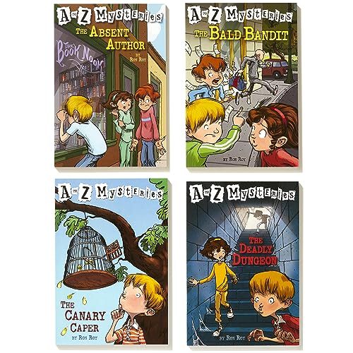 A to Z Mysteries Boxed Set Collection #1 (Books A, B, C, & D) - Retail Maharaj