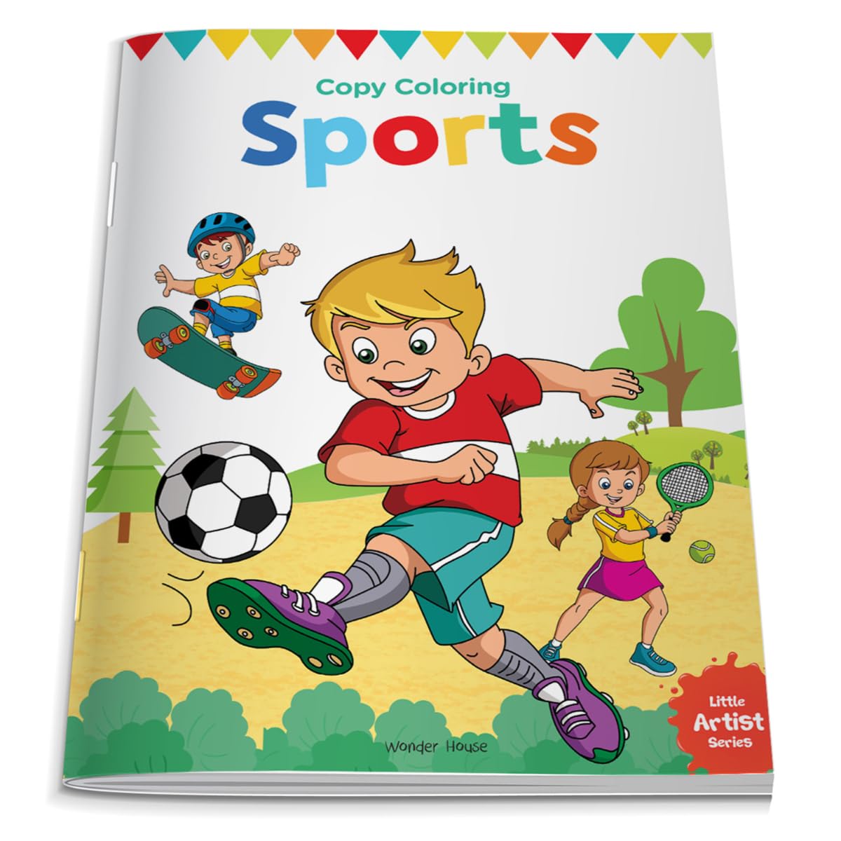 Little Artist Series Sports: Copy Colour Books - Retail Maharaj