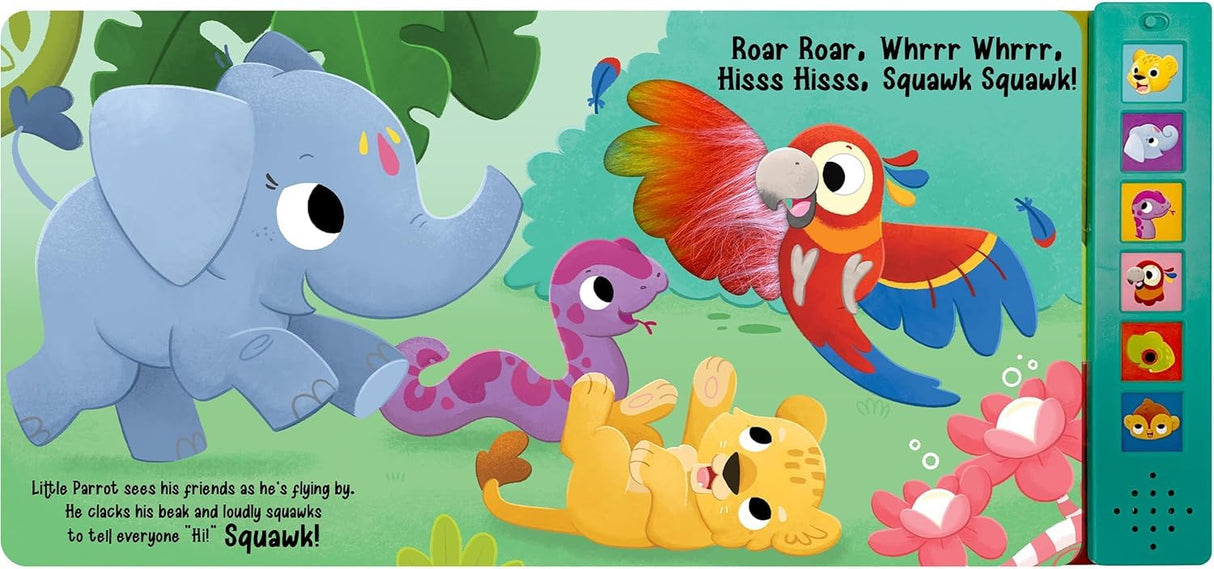 Jungle Friends Touch and Feel Book with Sound - Retail Maharaj