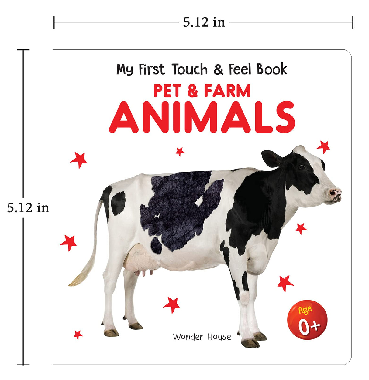 My First Book of Touch And Feel - Pet And Farm Animals : Touch And Feel Board Book For CHildren - Retail Maharaj